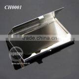 High Polished Mirror Effect Stainless Steel Blank Silver Metal Credit Card Holder thumbnail-3