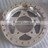 15x6 Beadlock Spun Aluminum Racing UTV Wheels thumbnail-1