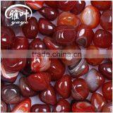 Pebbles&Cobbles Stones Carnelian/Red Agate Tumbled Stones Bulk