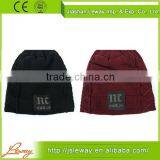China Custom High Quality Acrylic Knit Plain Pattern Slouch Beanie thumbnail-1
