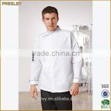 New Style Polyester Cotton Kitchen Clothing White Fit Chef Clothing Uniform thumbnail-2