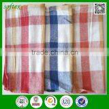 China Factory Wholesale 100 Cotton Pure Kitchen Tea Towels With Check Design thumbnail-1