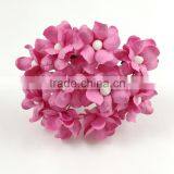 Pink , Small Handmade Mulberry Paper Flower, Wedding Party, Scrap-booking Crafts Pastel thumbnail-1