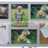 Cork and Dry Erase Board Wooden Photo Frame thumbnail-1