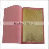 22k Genuine Gold Leaf 130g Loose Booklet 8cm*8cm 25leaves/booklet Supplier's Choice thumbnail-1
