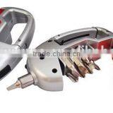 TE423 Hot Sale Tool Kit With 8pcs Scredriver, Carabiner Led Light