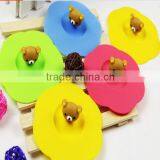 2014the Best -selling Colorful Silicone Cup Lids, Silicone Coffee Cup Cover ,silicone Mug Cover