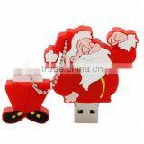 Santa Claus Santa Tree Santa Gift Plastic Usb Flash Drive
