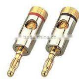 Gold Plated Banana Plug Connector