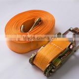 0.5T clean binding belt with ratchet, 1m soft pet ratchet binding strap for steel