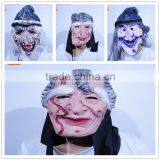 Halloween Custom Human Face Scary Realistic Cosplay Rubber Ugly Old Man Mask Latex Horror Mask thumbnail-1