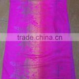 Stock Item Nice Gradients Flower Priting Scarf Fuschia Scarf thumbnail-1