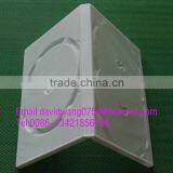 3Discs White Dvd Case Single 14mm thumbnail-3