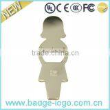 personalized sexy girl shape metal bottle opener custom manufacturer