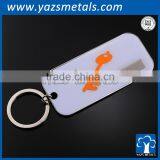 Custom Metal Promotional Keychain With 20mm Keyring