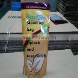 Zip Lock Stand up Pouches With Custom Printing