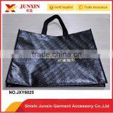 wholesale black color non-woven shopping bag