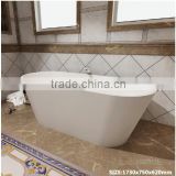 Eco-friendly Harmless CUPC certification freestanding artificial stone solid surface bathtub,composite stone bathtub