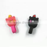 Novelty Promotional Gifts Cartoon Soft Pvc Headphones Cable Tie Organizer thumbnail-4