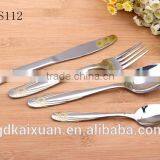 Elegant Design Gold Plated Handle Stainless Steel Cutlery Tableware thumbnail-2