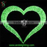 New Design Colorful Sweet Heart Sculpture Light for Wedding Decoration thumbnail-4