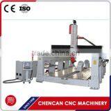 China 4Axis CNC Foam/Wood Mould Carving Machine CNC Router with 4th Rotary