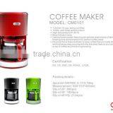 2016 Hot New Product Electrical Coffee Maker With Water Filter(1000watts/1.25L/10-12cups) thumbnail-2