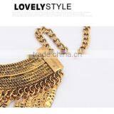 Antique Gold Plated Choker Collar Vintage Pendant Statement Necklace Women Necklaces & Pendants Fashion Necklaces for Women 2014 thumbnail-2