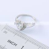 Romanic Bridal Heart Shape Cubic Zirconia Ring 18k Gold Plated Jewelry Size#6,7,8 thumbnail-3