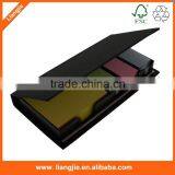 Sticky Notes Colored Paper With Pvc Plastic Box Holder