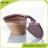 Eco-Friendly Unique Design Cheap China Desktop Plastic Decorative Trash Bin thumbnail-2