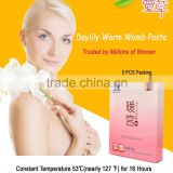 Constant Temperature 53 Celsius degree for 16 Hours of Daylily Warm Womb Patch to Relieve Dysmenorrhea