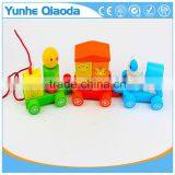 Colorful Wood Stocking Train Toys Colorful Animation Blocks Education Gift thumbnail-5