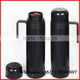 Stainless Steel Double Wall Thermo Flask With Straw Handle 1000ml Portable Thermos Jug Bottle OEM Welcomed thumbnail-2