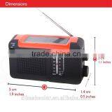 Whosesaler Rechargeable Portable Radio AM FM Crank Solar Radio thumbnail-4