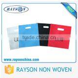 Thermocompression Printing Plain Top Handle Non Woven D Die Cut Bag thumbnail-1