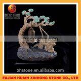 Hand Carved Chinese Table Stone Ornamentation Little Monk With Set thumbnail-6