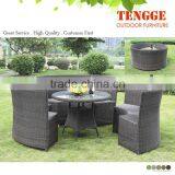 Rattan Synthetic Round Garden Wicker Furniture thumbnail-1