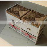 2015 Fashion Design High Quality Handmade Unfinished Wooden Cabinet With Cushion thumbnail-2