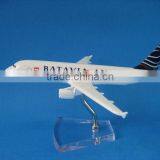 Metal A320 Batavia Air airplane model for gifts