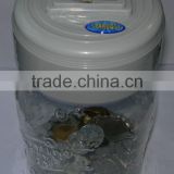 Plastic digital transparent coin collector/money jar