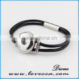 Hotsale Bracelet Fashion Interchangeable Charms Diy Snap Button Bracelet Jewelry thumbnail-1