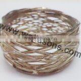 Stylish Metal Napkin Rings, Wedding Tall Napkin Ring, Handmade Matel Napkin Rings thumbnail-6