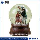 Holy Family Jesus Mary Joseph Water Globe thumbnail-5