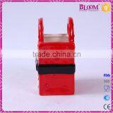 Handmade Craft Ceramic Christmas Red Gift Basket thumbnail-4