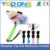 2015 Mini Cable Selfie Stick For IOS and Most Adroid Phones Without Bluetooth and Battery thumbnail-1