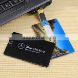 Custom Logo 4gb Credit Card Usb Flash Drive , Promotional Business Plastic Card USB Flash Stick thumbnail-1