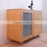 Solid Bamboo Furniture Livingroom Storage Sideboard thumbnail-2