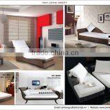 Water Hyacinth Lounge, Rest Bed Water Hyacinth and Rattan Frame Wooden thumbnail-1