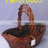 Beautiful Boat Shape Willow Basket for 2014 Christmas thumbnail-1